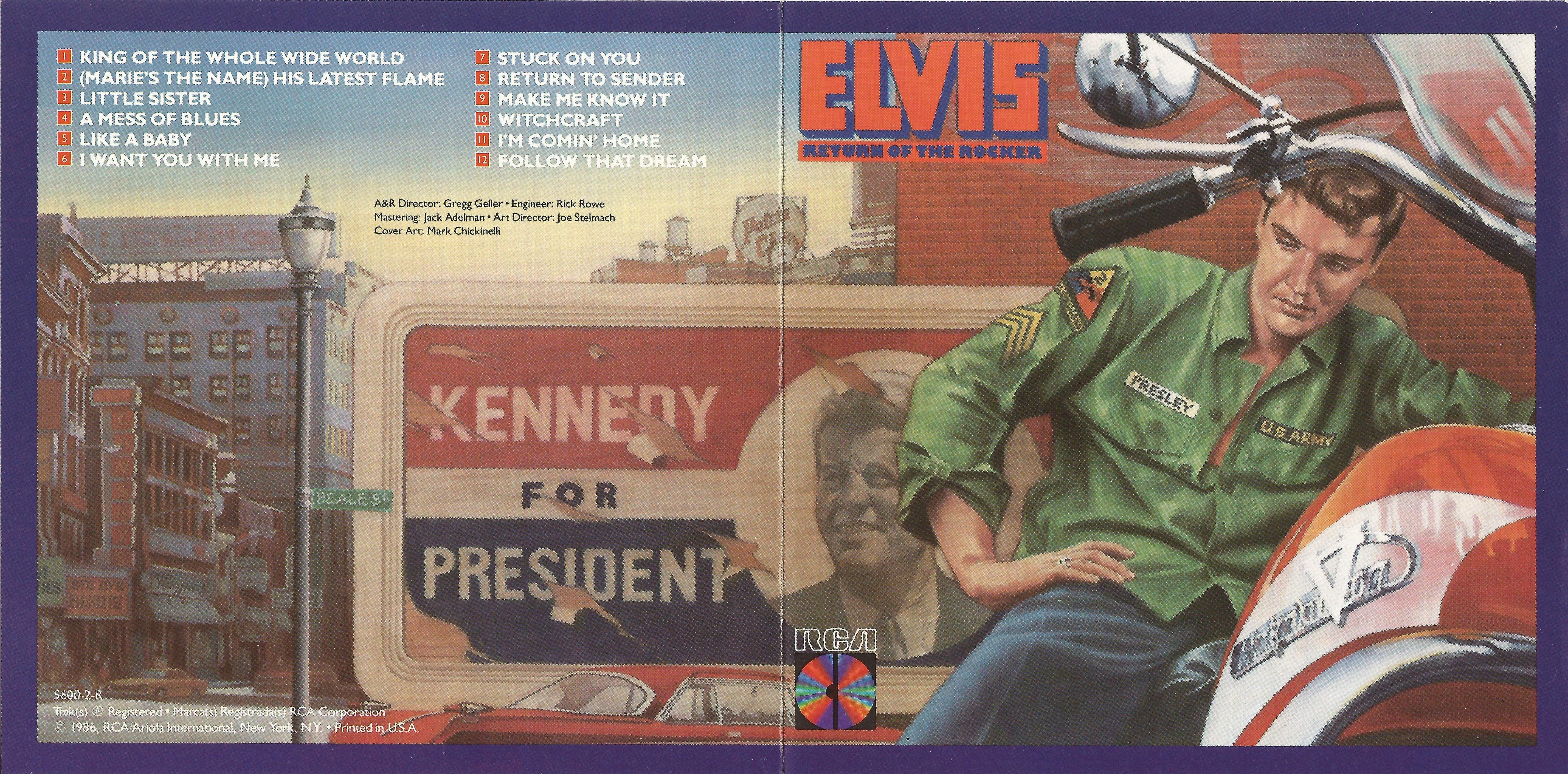 Elvis Presley  Return Of The Rocker : Front + Inlay